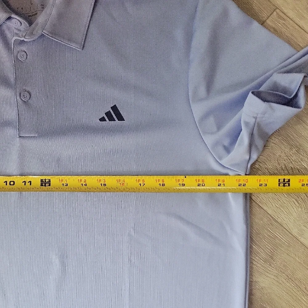 Adidas Men's Light Blue Polo Shirt